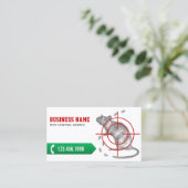 Carte De Visite Exterminateur pour la lutte antiparasitaire et la  (Debout devant)