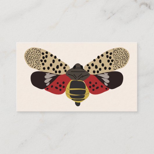 Carte De Visite Exterminateurs de bugs de lanternfly localisés (Dos)