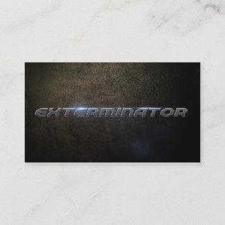 Carte De Visite Exterminator Business card