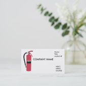 Carte De Visite extincteur (Debout devant)