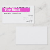 Carte de visite extrait (Devant / Derrière)