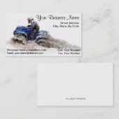 Carte de visite extrême d'ATV (Devant / Derrière)