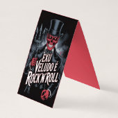 Carte De Visite Exu Veludo é Rock'N'Roll #1 (Dos)