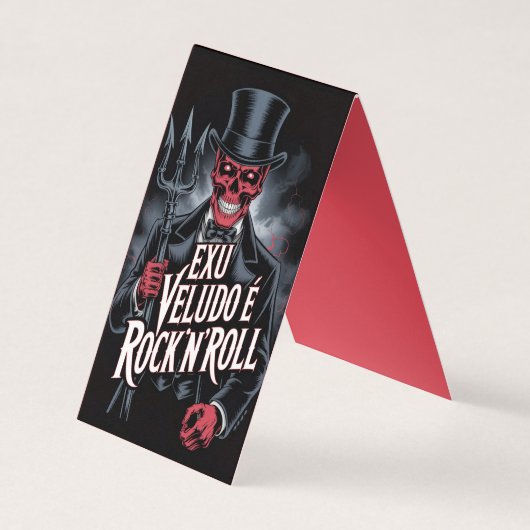 Carte De Visite Exu Veludo é Rock'N'Roll #1 (Devant)