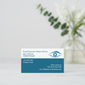 Carte De Visite Eye Doctor Ophthalmologist Vision (Debout devant)