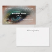 Carte de visite Eye Make-U[ Fond HAMbyWG (Devant / Derrière)