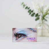 Carte De Visite Eye Shadow élégant - Artiste maquillage (Debout devant)