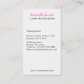 Carte De Visite Eye Sketch Mascara Lash Extension (Dos)