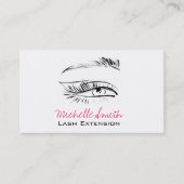 Carte De Visite Eye Sketch Mascara Lash Extension (Devant)