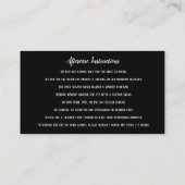 Carte De Visite Eyebrow Micorblading Aftercare Gold Crown (Dos)