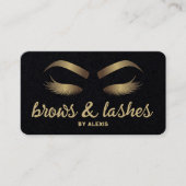 Carte De Visite Eyebrows et Eyelash Extension (Devant)