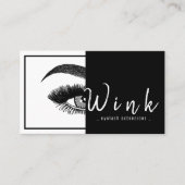Carte De Visite Eyebrows & Eyelashes Studio Salon (Devant)