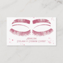 Eyelash & Beauté de l'aquarelle de luxe, rose
