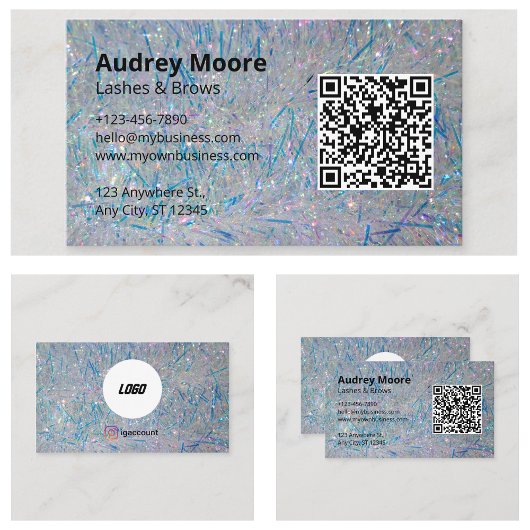 Carte De Visite Eyelash Brows technologie de nettoyage