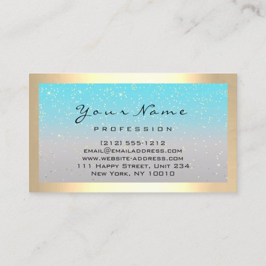 Carte De Visite Eyelash Extension Maquillage Artiste Cheveux Confe (Dos)