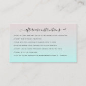 Carte De Visite Eyelash Extension Parties scintillant d'instructio (Dos)