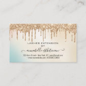 Carte De Visite Eyelash Extension Parties scintillant d'instructio (Devant)