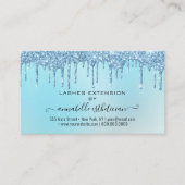 Carte De Visite Eyelash Extension Parties scintillant d'instructio (Devant)