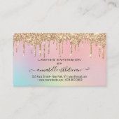 Carte De Visite Eyelash Extension Parties scintillant d'instructio (Devant)