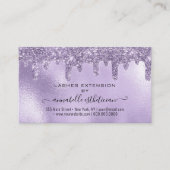 Carte De Visite Eyelash Extension Parties scintillant d'instructio (Devant)