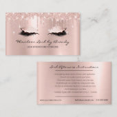 Carte De Visite Eyelash Extensions Après soins Glam Lashes (Devant / Derrière)