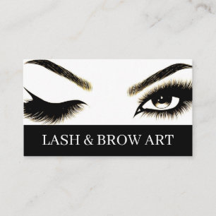 Carte De Visite Eyelash Extensions Beauté Salon Spa Voiture d'affa