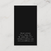 Carte De Visite Eyelash Extensions Black Lashes Femme Oeil (Dos)