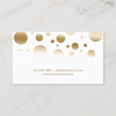 Carte De Visite Eyelash Extensions Chashes Lashes Or Confetti (Dos)