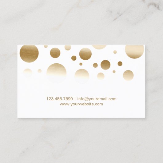 Carte De Visite Eyelash Extensions Chashes Lashes Or Confetti (Dos)