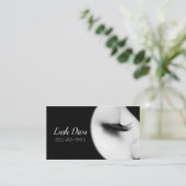 Carte De Visite Eyelash Extensions Salon  (Debout devant)
