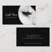 Carte De Visite Eyelash Extensions Salon  (Devant / Derrière)