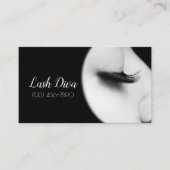 Carte De Visite Eyelash Extensions Salon  (Devant)