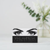 Carte de visite Eyelash Extensions Studio (Debout devant)