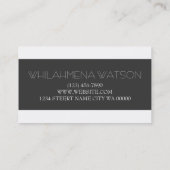 Carte de visite Eyelash Extensions Studio (Dos)