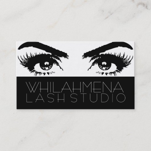 Carte de visite Eyelash Extensions Studio (Devant)