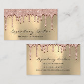 Carte De Visite Eyelash maquillage Art 3D perches effet Esthétique (Devant / Derrière)