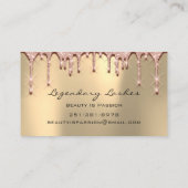 Carte De Visite Eyelash maquillage Art 3D perches effet Esthétique (Dos)