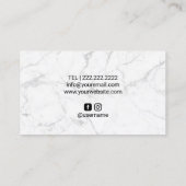 Carte De Visite Eyelash Maquillage Artiste Lashes & Bross Salon Ma (Dos)