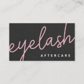 Carte De Visite Eyelash Moderne Extensions Lash Ascenseur (Devant)