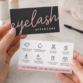 Carte De Visite Eyelash Moderne Extensions Lash Ascenseur