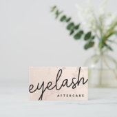 Carte De Visite Eyelash Moderne Extensions Lash Ascenseur (Debout devant)