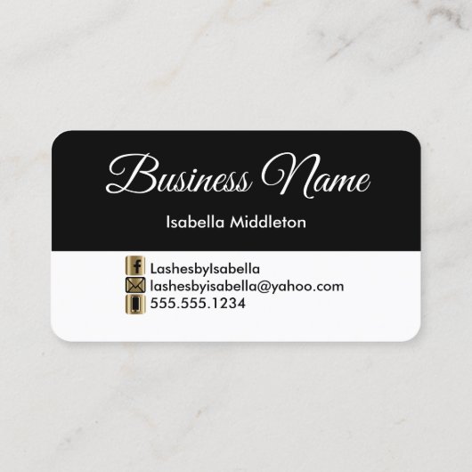 Carte De Visite Eyelashes - Parties scintillant rouge (Dos)