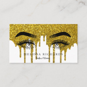 Carte De Visite Eyelashes Professionnel Artiste maquillage Black D