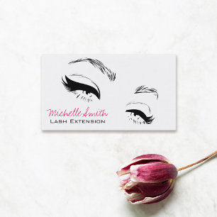 Carte De Visite Eyelashes sourcils sourds Maquillage permanent Art