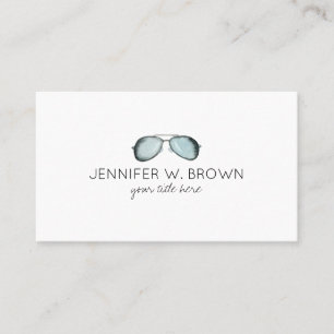 Carte De Visite Eyewear Specialist EyeGlasses Spectacles rétro