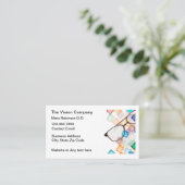 Carte De Visite Eyewear Vision Card Eye Doctor (Debout devant)