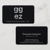 Carte De Visite ez de gg (Devant / Derrière)