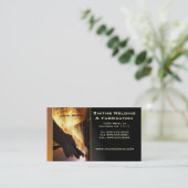 Carte de visite Fab métallique (Debout devant)