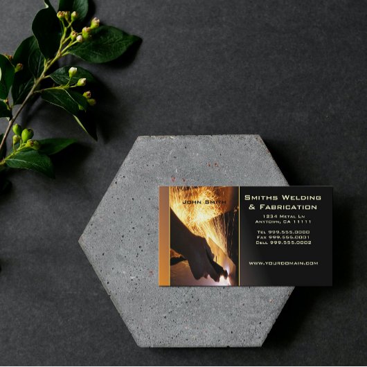 Carte de visite Fab métallique