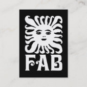 Carte De Visite Fab - Or (Dos)